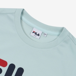 Fila Linear Logo - Miesten T Paita - VaaleanMinttu | FI-42305